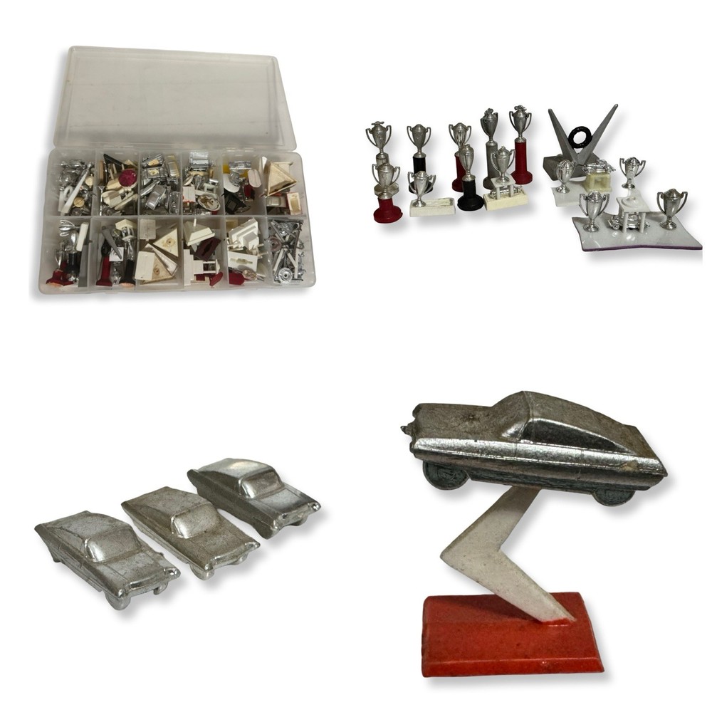 Huge Lot AMT Model Car Trophy Parts 1950s-70s 50+ Car Toppers 100s Pieces