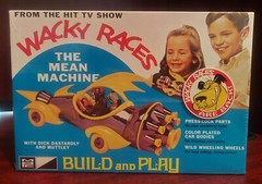 1:25 Wacky Races: Mean Machine Figures Snap MPC Model Kit Dick Dastardly Muttley