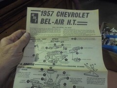 Vintage 1957 Chevy AMT Model Bel Air Hardtop