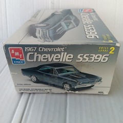 Vintage AMT ERT 1967 Chevrolet Chevelle SS396 1/25 Model Kit 6052 New Open Box