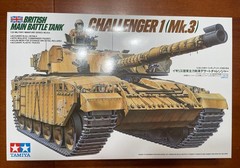 British MBT Challenger 1 (Mk3) – 1/35 Scale Tamiya Assembly Started Kit#35154