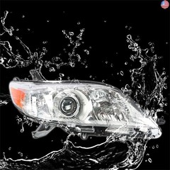 munirater Chrome Housing Halogen Headlight Assembly Replacement for Sienna
