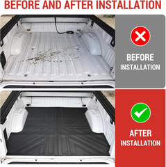 Bed Mat Compatible with 2015-2025 Ford F150 5.5FT Truck Bed Liner Pickup Car Tru