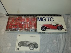 Entex 1:16 MG TC Model Kit Pre-colored Rubber Tires Fine-spoke Wheels