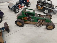 Model Junkyard/parts Plastic, Custom Race Car Lot Of 6,vintage dirt/drag Cars