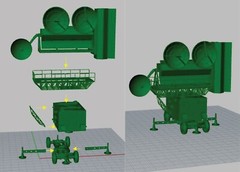 1/144 Russian SNR-75 (SA-2) Fan Song Radar (fine detail) Resin Kit
