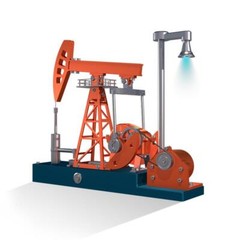 Metal Electric Oil Pumping Unit High Simulation DIY Assembly Model Kit TECHING