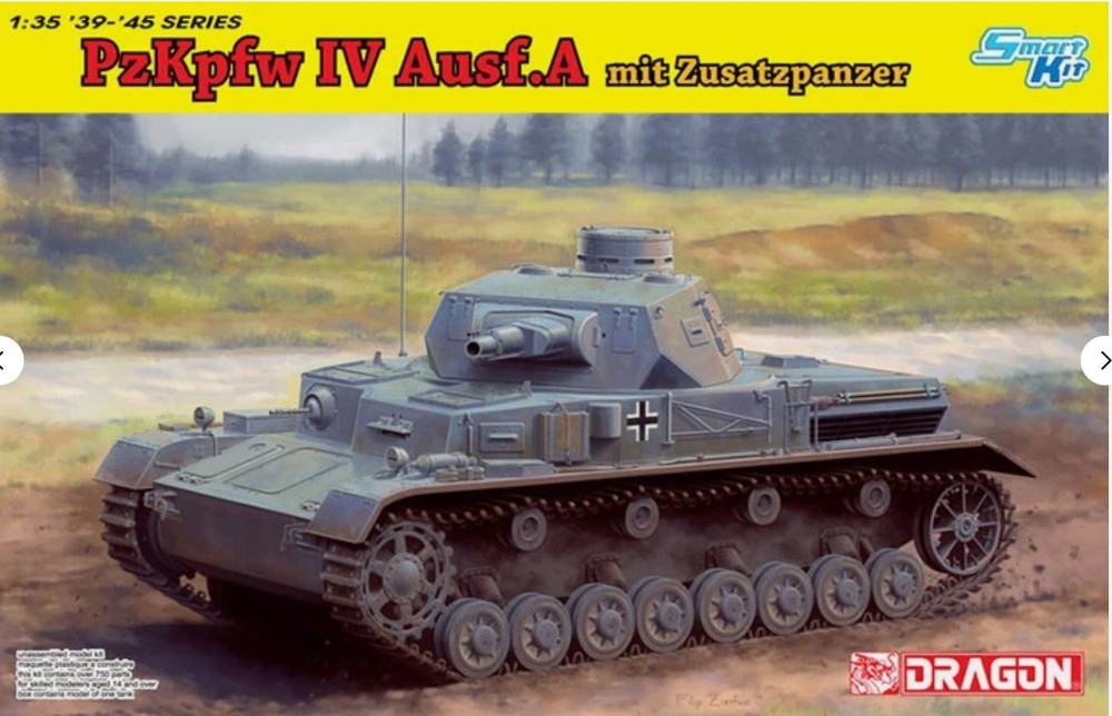 Dragon #6816 1/35 Pz.Kpfw.IV Ausf.A Up-Armored Version