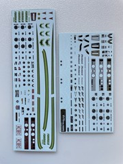 1976 Pontiac Firebird Formula D98 Stripe (Green) 1/25 Scale Model Car Decals