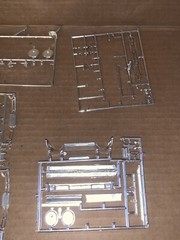 Vintage Junkyard Lot Of Plastic Model Car Chrome Parts And Pieces (Lot Jy444)
