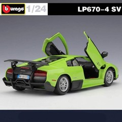 Bburago 1:24 Lamborghini Murcielago LP670-4 SV Diecast Model Car – Alloy Sports