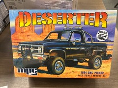 1/25 MPC #847 ‘84 GMC Pickup Deserter Molded In White