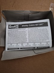 Revell Shelby Cobra 427 S/C Model 1:24 Car Kit No. 85-2828 Vintage 2005
