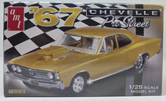 AMT 1967 Chevy Chevelle Pro Street 1:25 Model Car Kit #AMT876/12 Sealed NEW