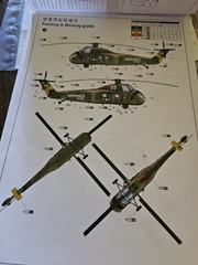 H-34 US MARINES helicopter model kit by Gallery Models | No. 64101 | 1:48