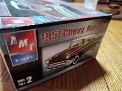 AMT Ertl 1957 Chevy Hard Top Model Kit 31543 Open Box