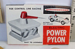 STROMBECKER ELECTRIC POWER PYLON RACING KIT BOXED D48 1960s