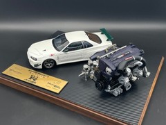 Kusaka Engineering/MAKE UP Co, Ltd. 1/18 SCALE Mine’s SKYLINE BNR34 GT-R Stock 2