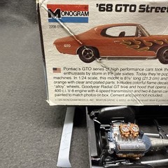 Monogram ’68 GTO Street Machine Model 1/24 Pontiac Started 2208 Goat Muscle Car