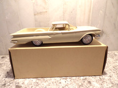 1960 CHEVROLET EL CAMINO Dealership Promo Model Car IN ORIGINAL BOX!