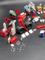 Vintage Model Car Auto Shop 1/24-1/25 Plastic Model Lot Tools Engines Lot Set