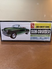 Complete! Vintage AMT 1951 Chevy Bel Air Convertible 1:25 Model Kit Parts Sealed