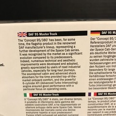 ITALERI 788 DAF 95 MASTER TRUCK-NIB-1:24 SCALE