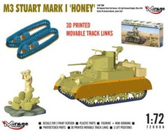 MIRAGE HOBBY 720006 1:72 M3 STUART Mk I ‘HONEY’ Light Tank [MODEL KIT]