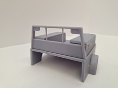 Resin 3 D Printed One Ton Utility Bed 1/24 Scale