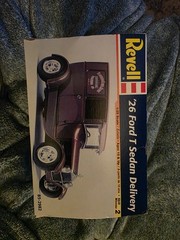’25 Ford Sedan Delivery model car kit by revell 1/15 scale sealed bag of parts