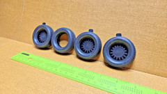 1969 Chevy Camaro Z/28 SET WIDE TIRES BIG 1/12 Scale Monogram Model Kit PARTS