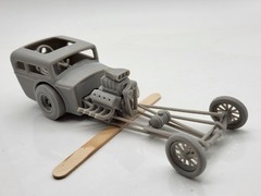 1950’s Hot Rod Body Shell Old School Dragster 1/25 Scale Mode Kit