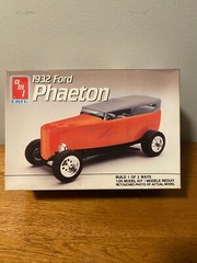 AMT ERTL 1932 Ford Phaeton 1:25 Skill-2 open box Build 1 of 2 Ways 1989 #6899