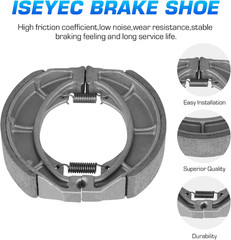Front and Rear Brake Shoes Pads for Yamaha XV535 Virago, XVS650A V Star Classic,