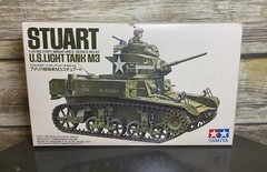 Tamiya 1/35 US Light Model Tank M3 Stuart – Kit# 3542 1/35 Scale, New Open Box