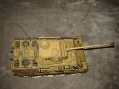 Built 445 Long Barrel Tank 7-1/2 inches long Well Built & Painted Ex Condition
