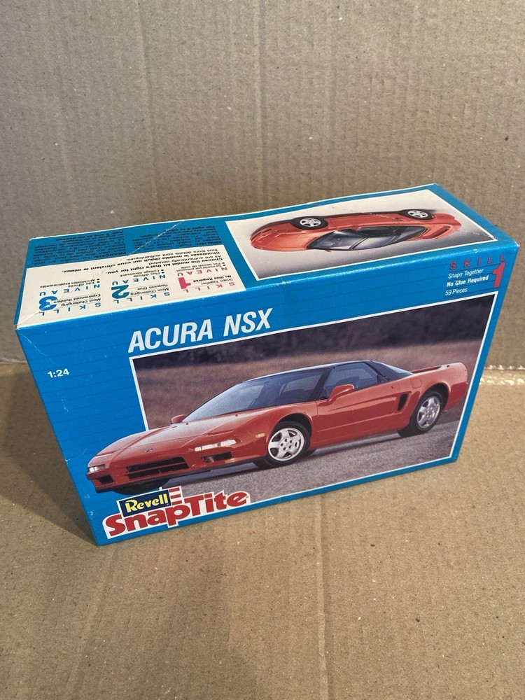 Revell SnapTite Acura NSX 1:24 Scale Model Kit Red – Open Box