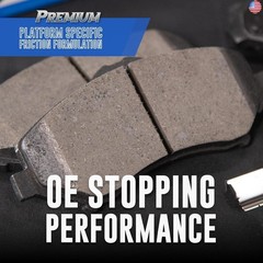 Bendix Premium SBM1329 Semi-Metallic Rear Brake Pads for Select Models Ford