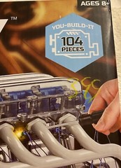 Discovery Mindblown DIY Model Engine Kit – 4-Cylinder STEM Toy for Kids & Adults