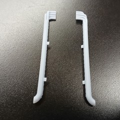 1/24 1/25 Scale 3D Resin Vintage Side Pipe Set Lrg. Custom Model