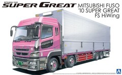 Aoshima 1/32 No.14 Mitsubishi Fuso 10 Super Great FS HiWing Plastic Model Kit