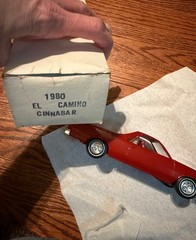 MPC 1980 Chevy El Camino Pickup Truck Dealer Promo Model Car W Org Box