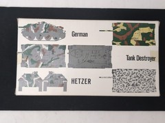 ESCI Armor- HETZER German Tank Destroyer – 1:72 Scale Model Kit