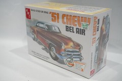 AMT T295 Build Stock or Drag 1951 ’51 Chevy Bel Air MODEL KIT 1:25 NEW SEALED