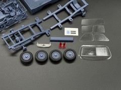 1/25 1987 Ford F-350 Crew Cab Truck Resin Model Kit with Engine, Tires & Clears