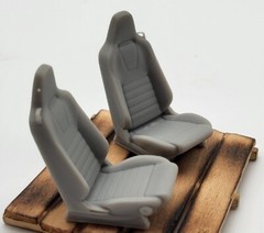 Mobern JDM Seats For 1/24 And 1/25 Scale Model Cars (Set of 2)