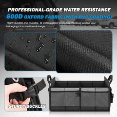 Dna Motoring Trunk Organizer For Suv Large Capacity Car Organizer And Storage 2