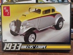 🌟 Windshield Windows 1933 Willys Gasser 1:25 Scale 1000s Model Car Parts 4 Sale