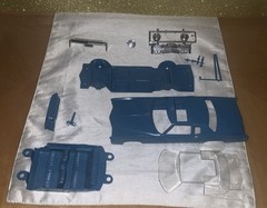 Jo-Han BLUE Cadillac El Dorado 1/25 Snap Kit Damaged/ Missing Parts NO BOX