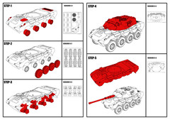 MRY-SFW SS35393 1/35 Military Model Kit German RADKAMPFWAGEN 90 Light Tank